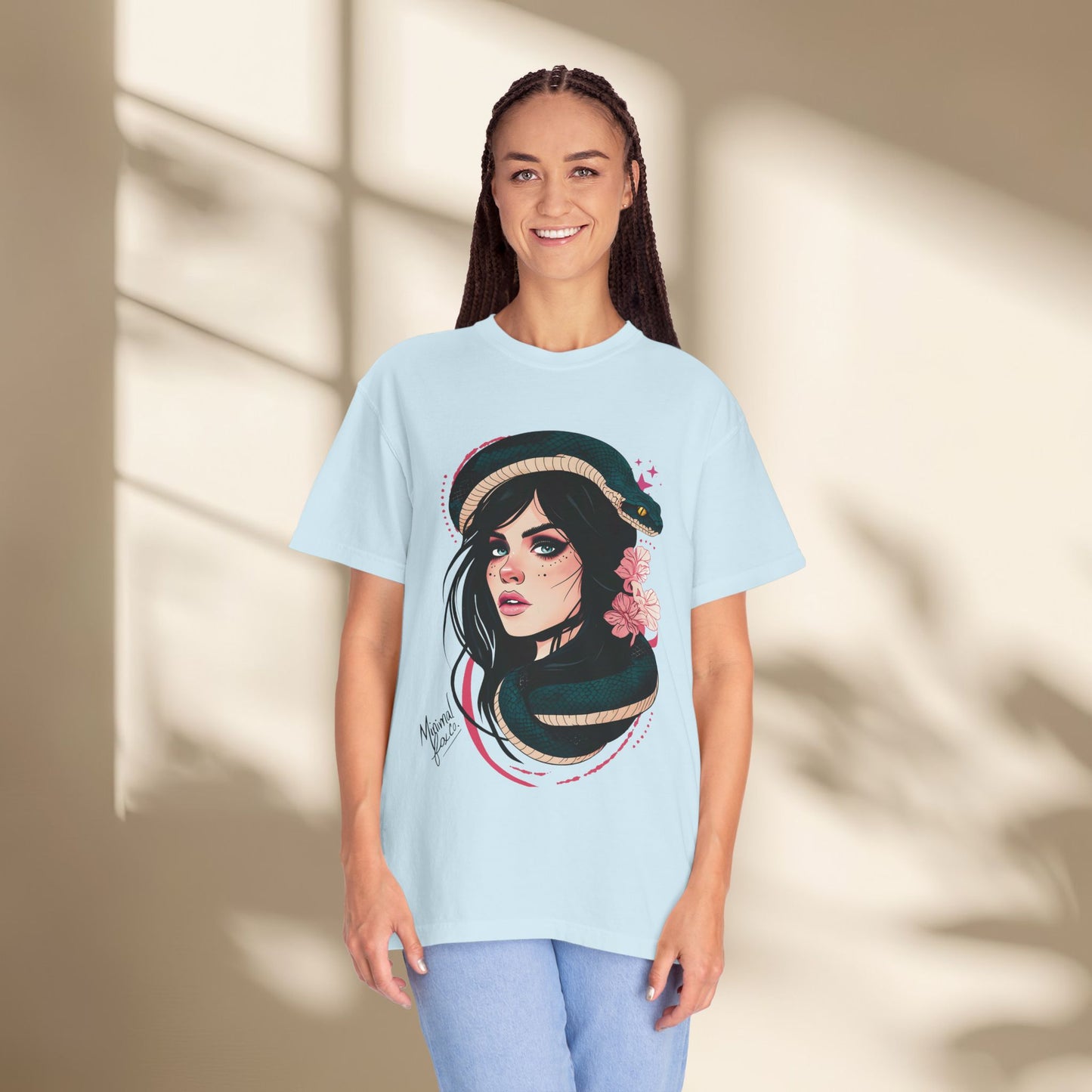 Snake Goddess Women Neo Traditional Shirt