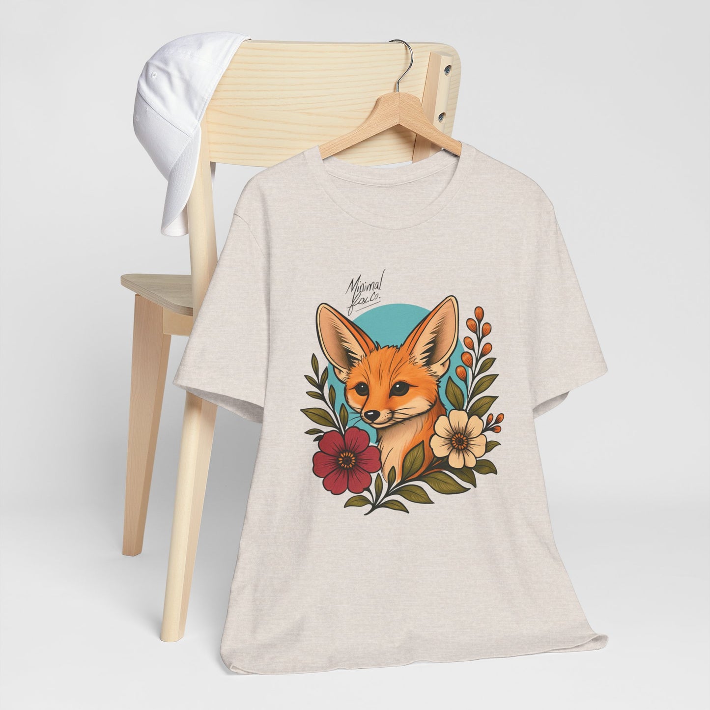 Fennec Fox Floral Shirt