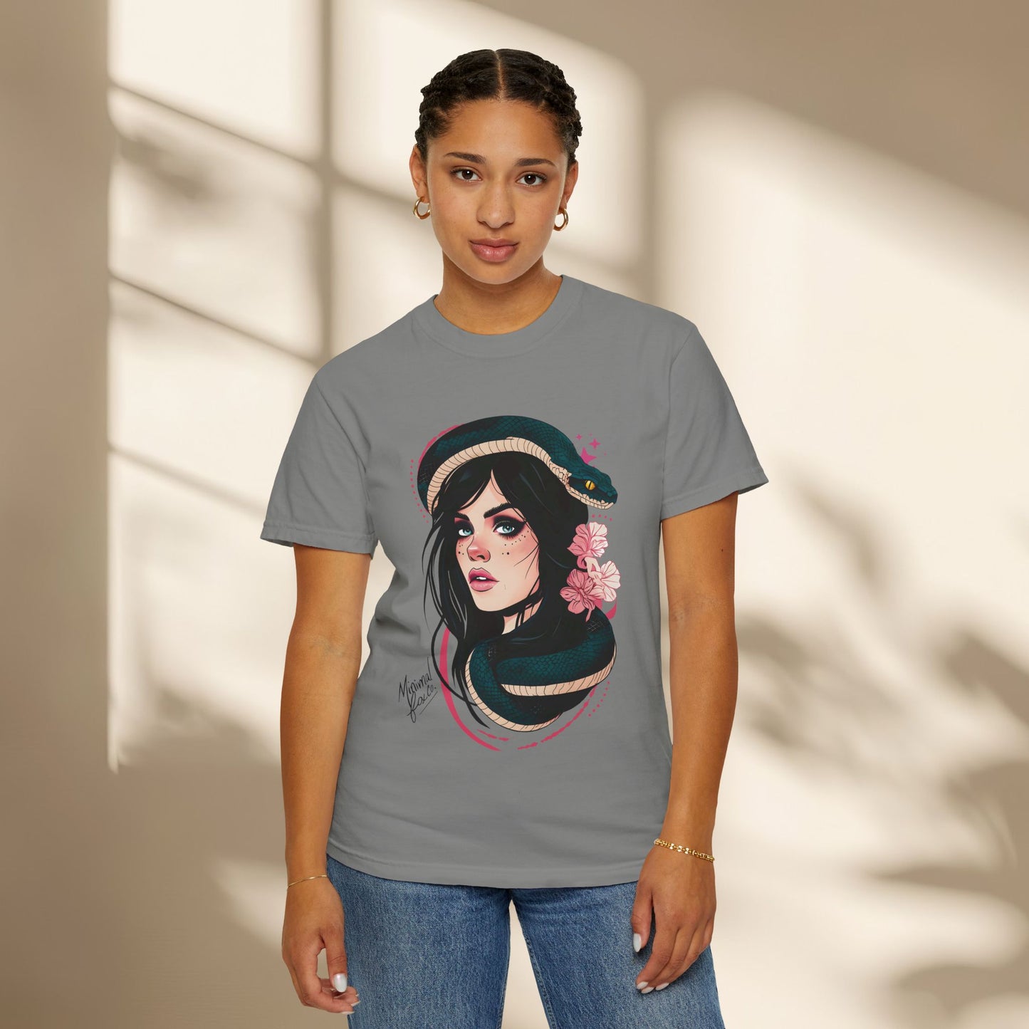 Snake Goddess Women Neo Traditional Shirt