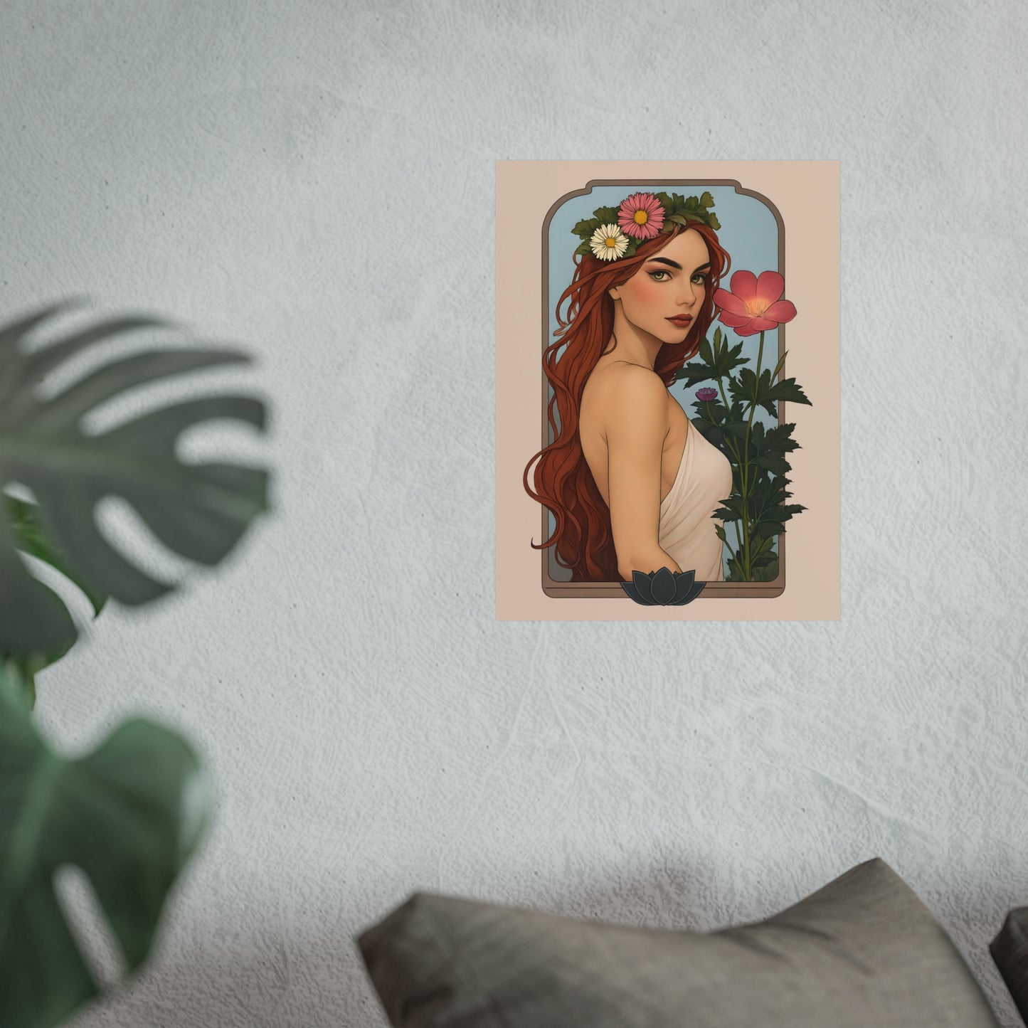 Botanical Art Nouveau Fine Art Poster