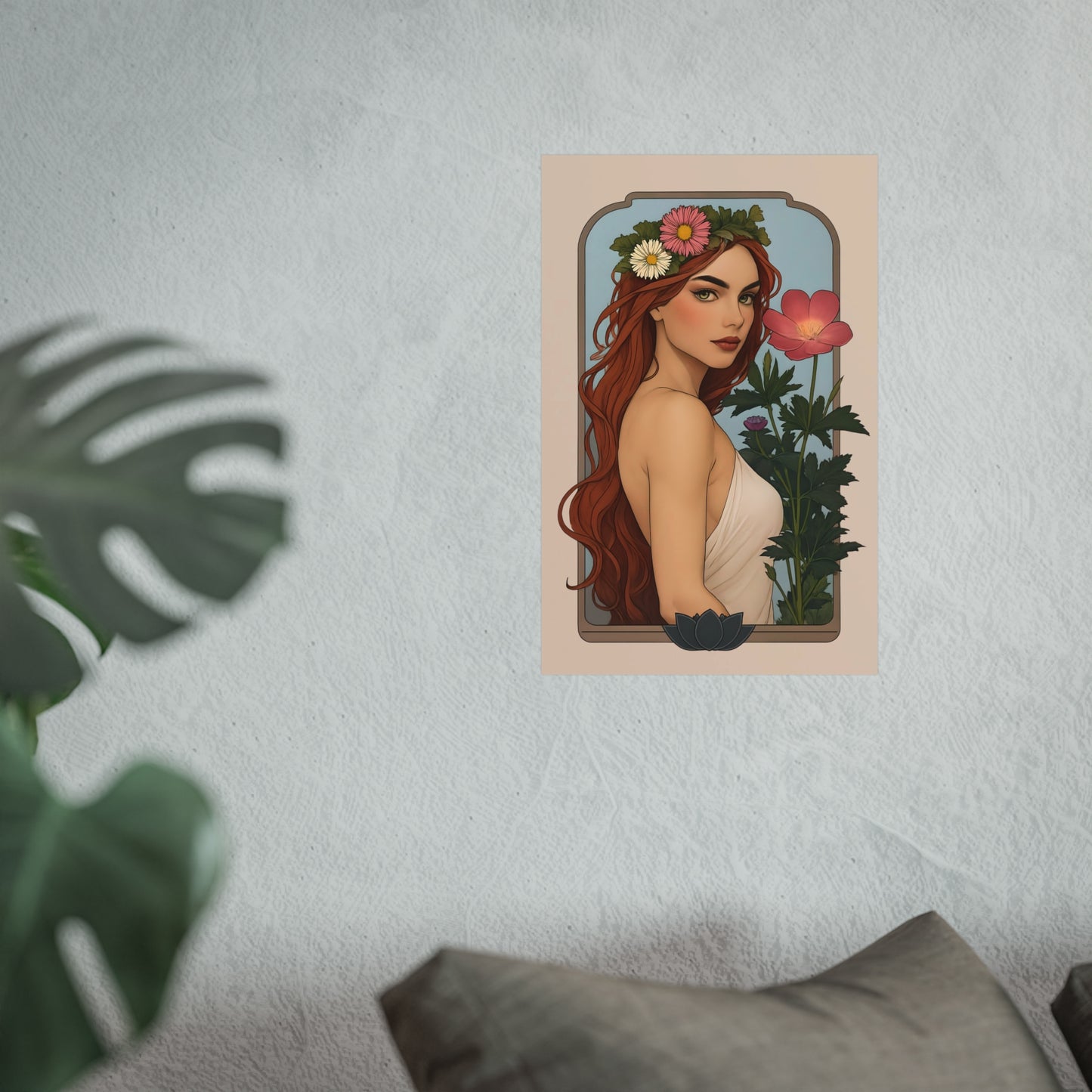 Botanical Art Nouveau Fine Art Poster