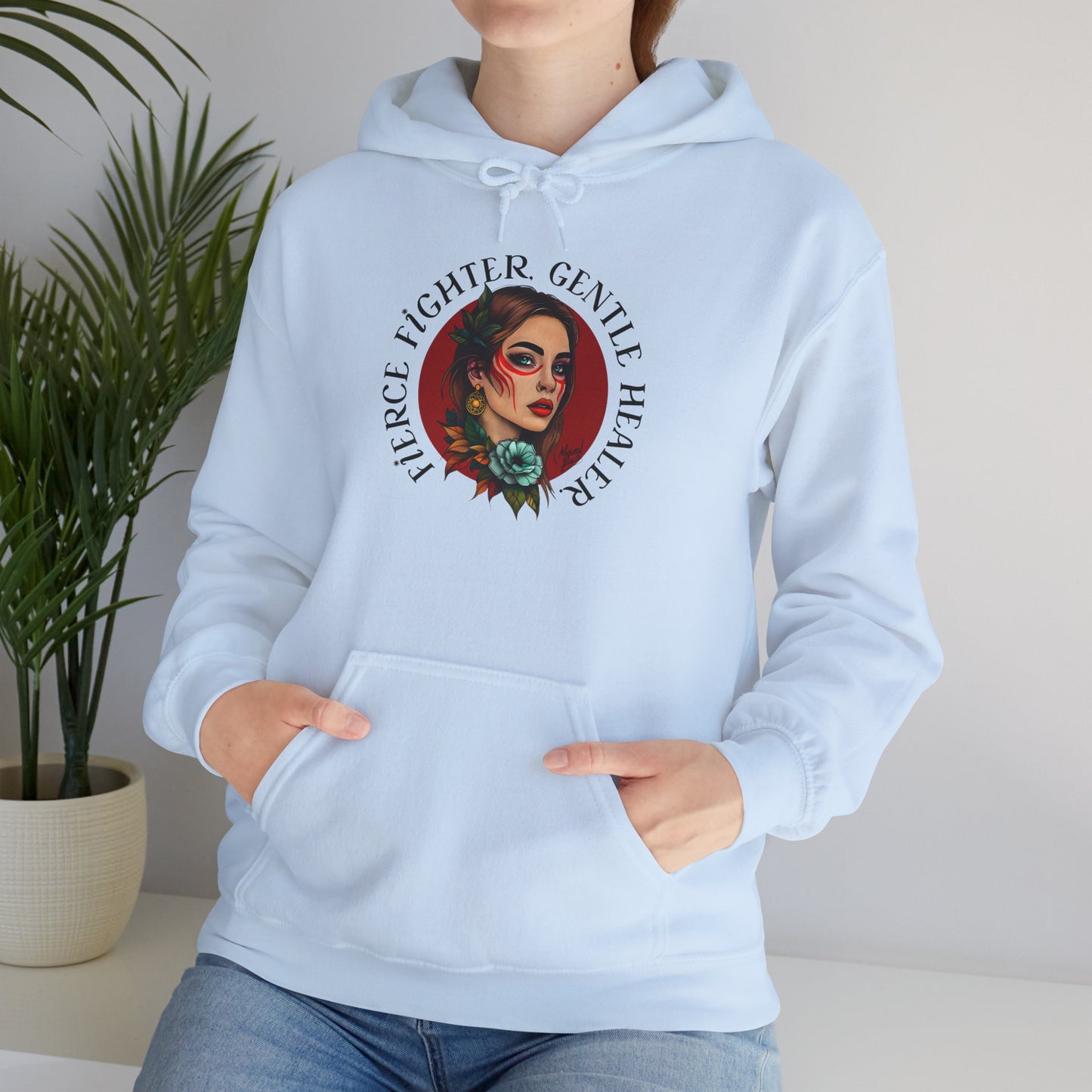Fierce Fighter, Gentle Healer Hoodie