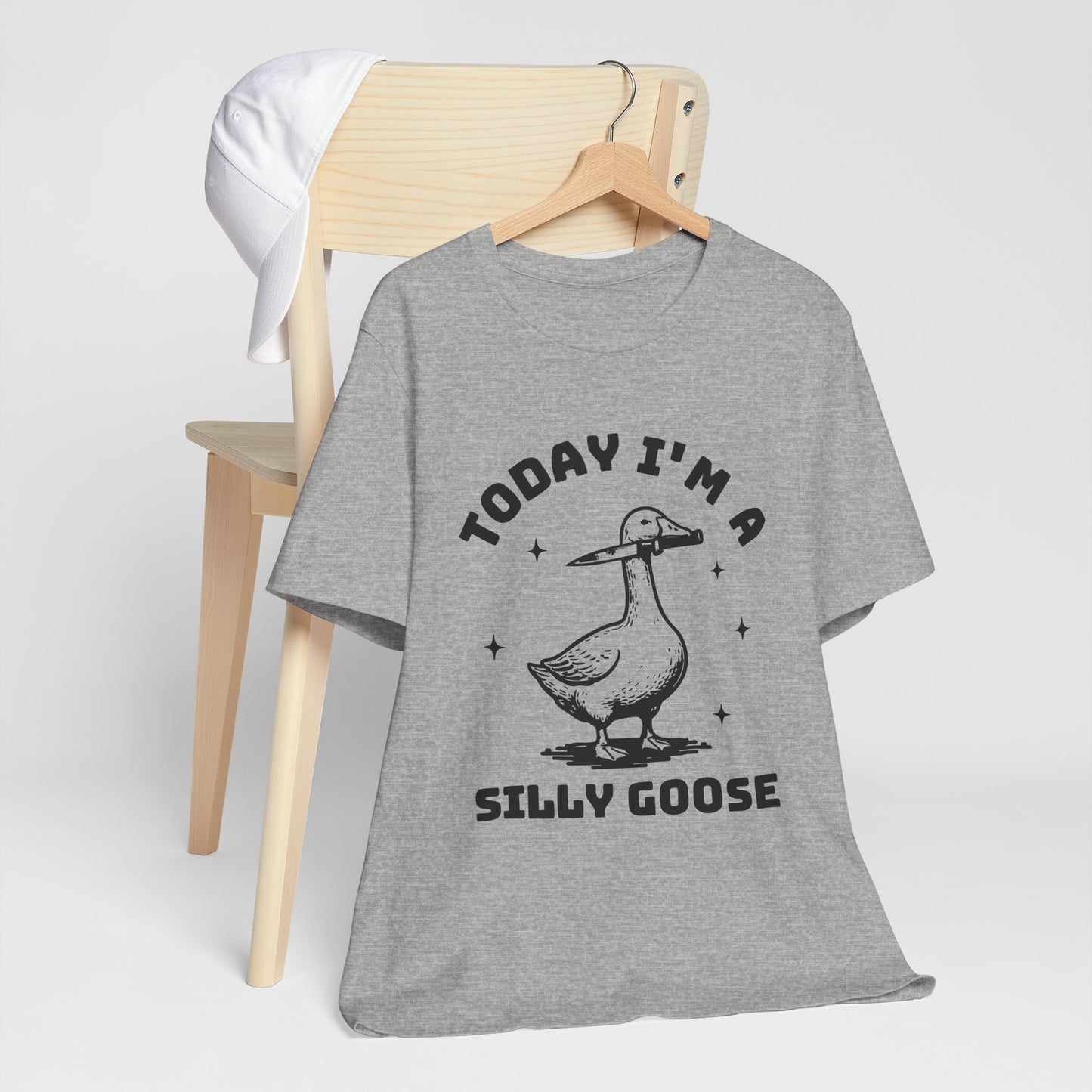 Silly Goose with Knife Shirt