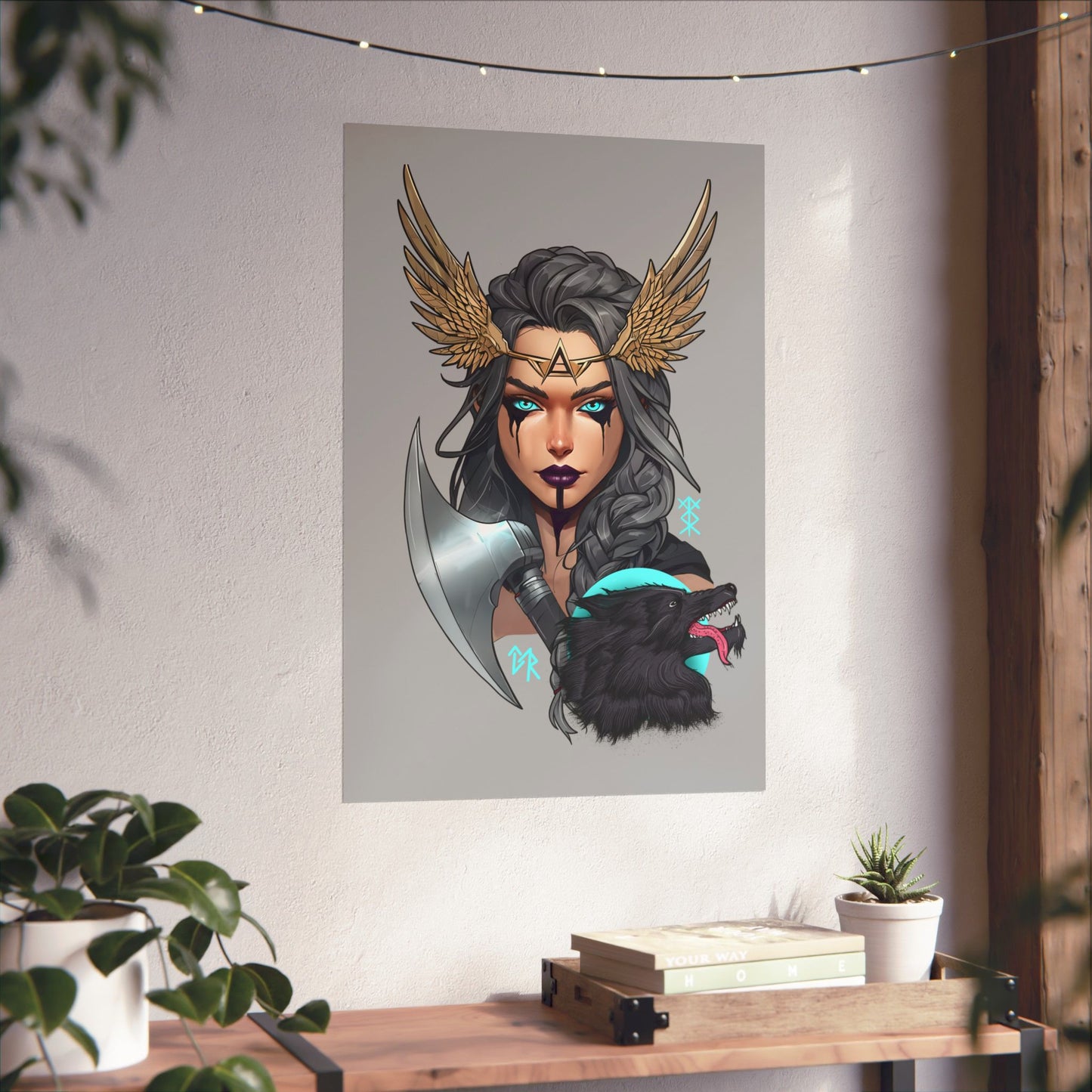 Fierce Warrior Art Print