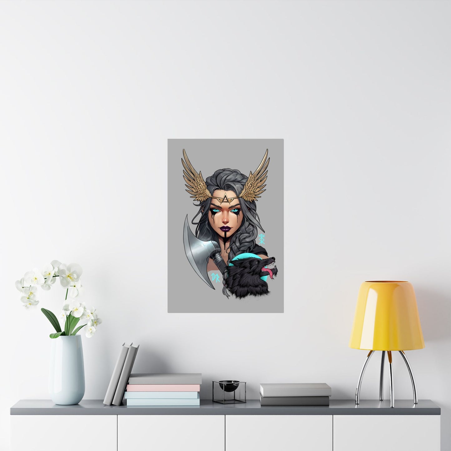 Fierce Warrior Art Print