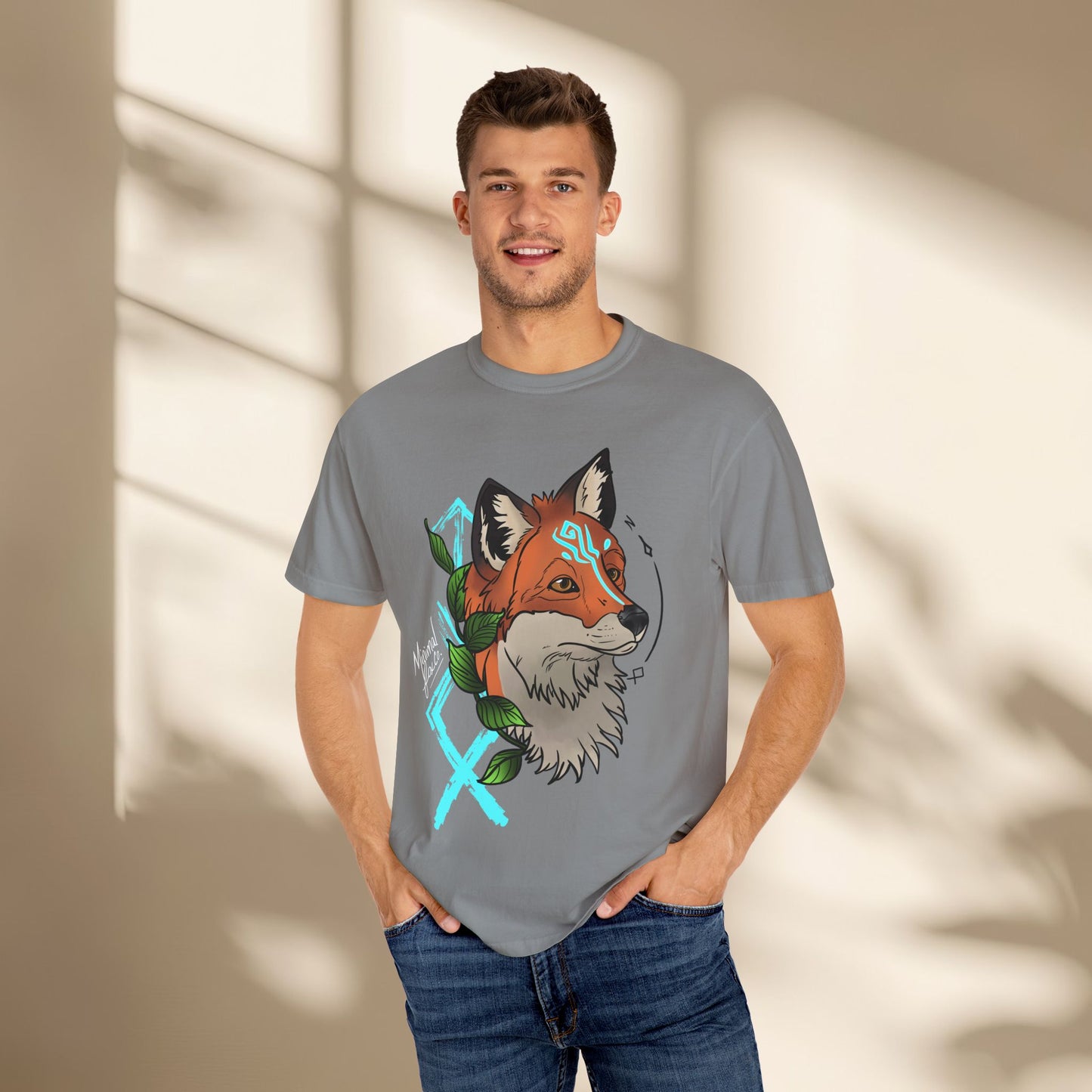 Nordic Fox Floral Shirt
