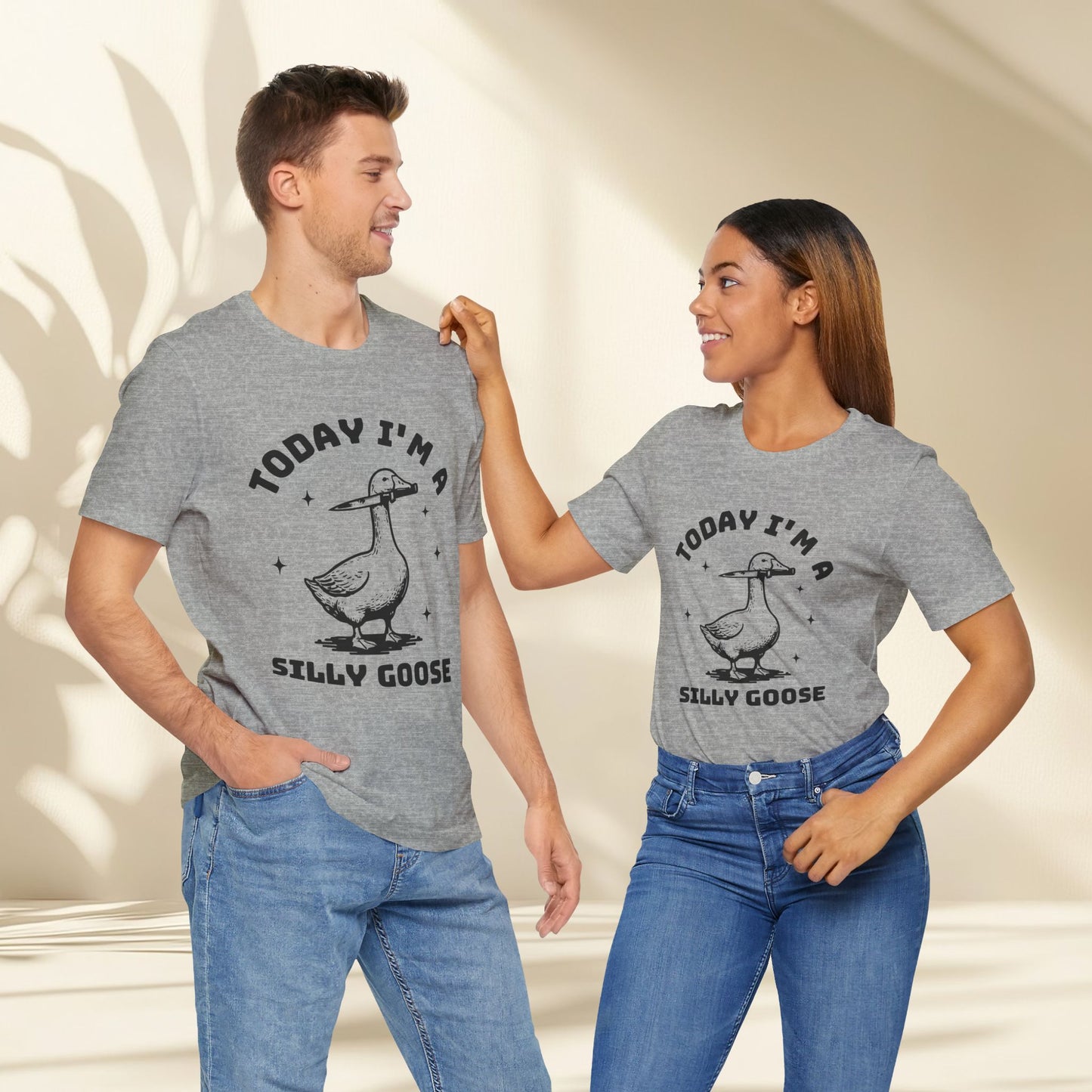 Silly Goose with Knife Shirt