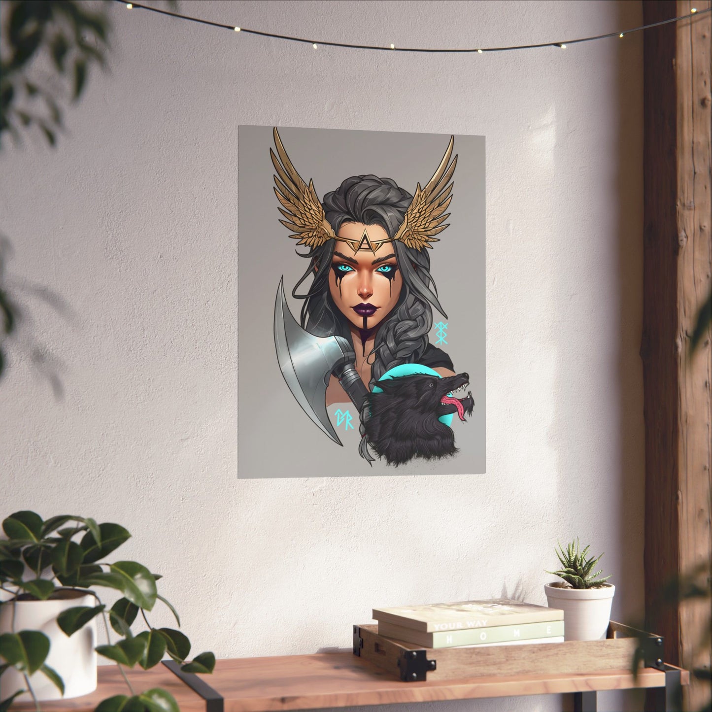 Fierce Warrior Art Print
