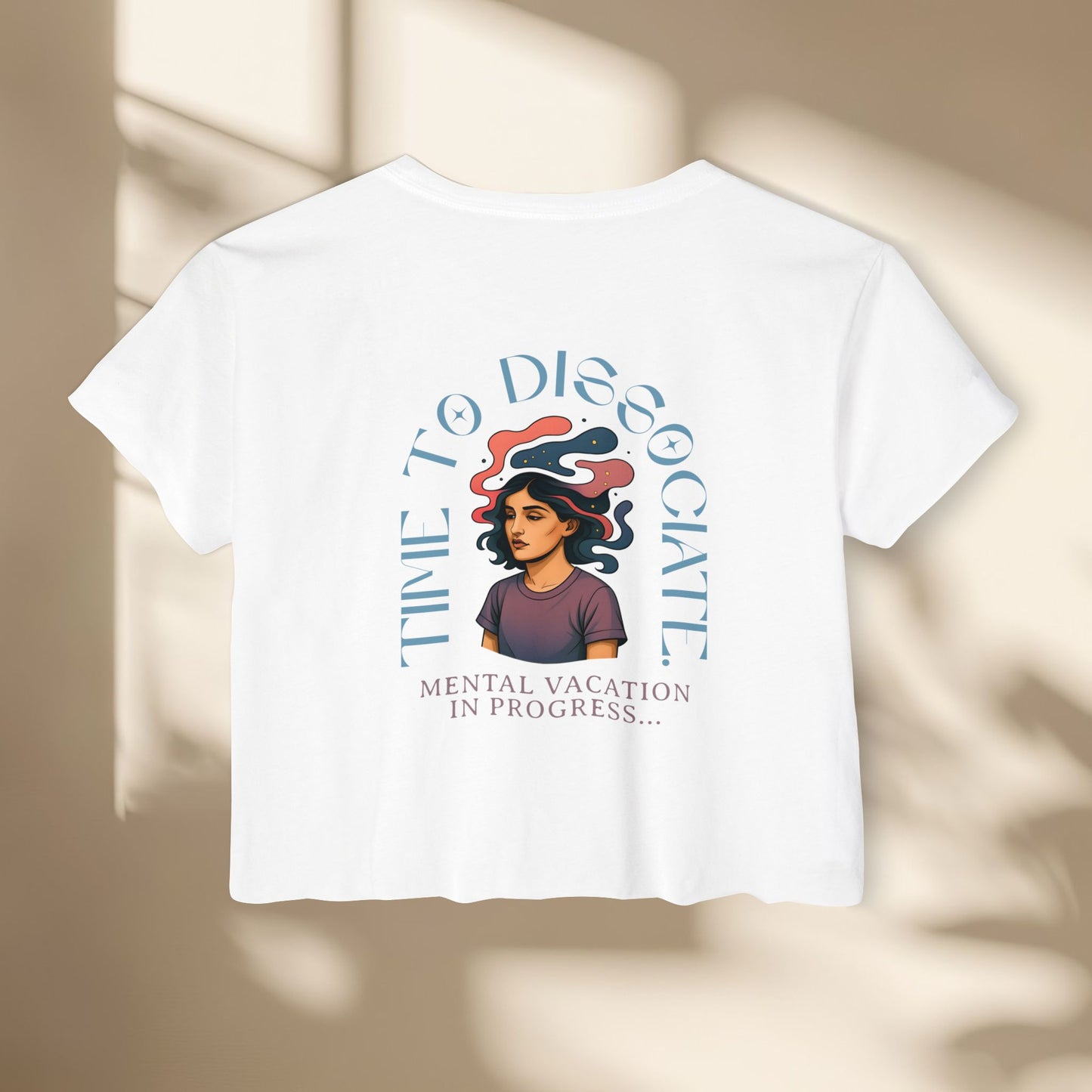 Crop Top - Time to Dissociate Women's Festival Top