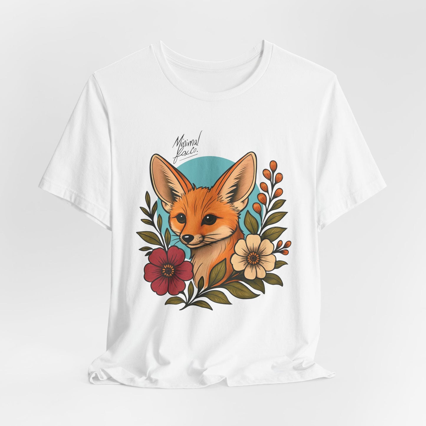 Fennec Fox Floral Shirt