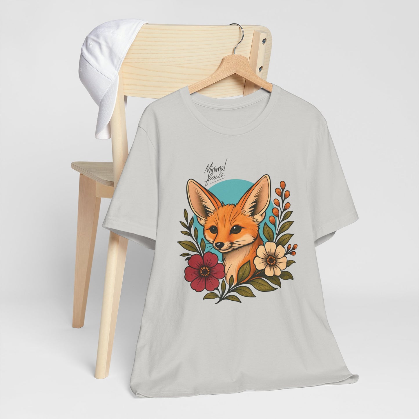 Fennec Fox Floral Shirt