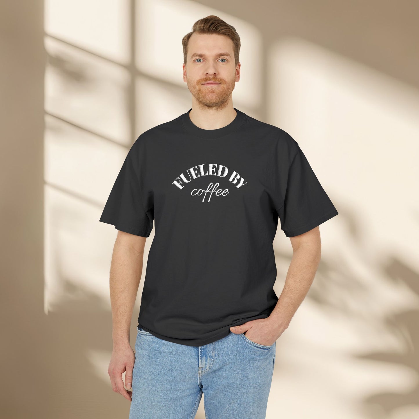 Embroidered Coffee Lover T-Shirt