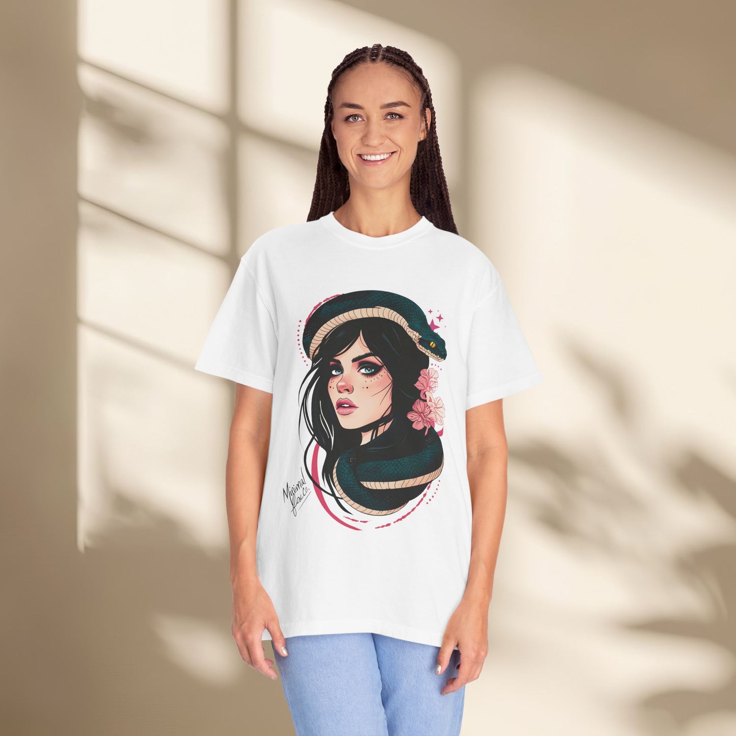 Snake Goddess Women Neo Traditional Shirt