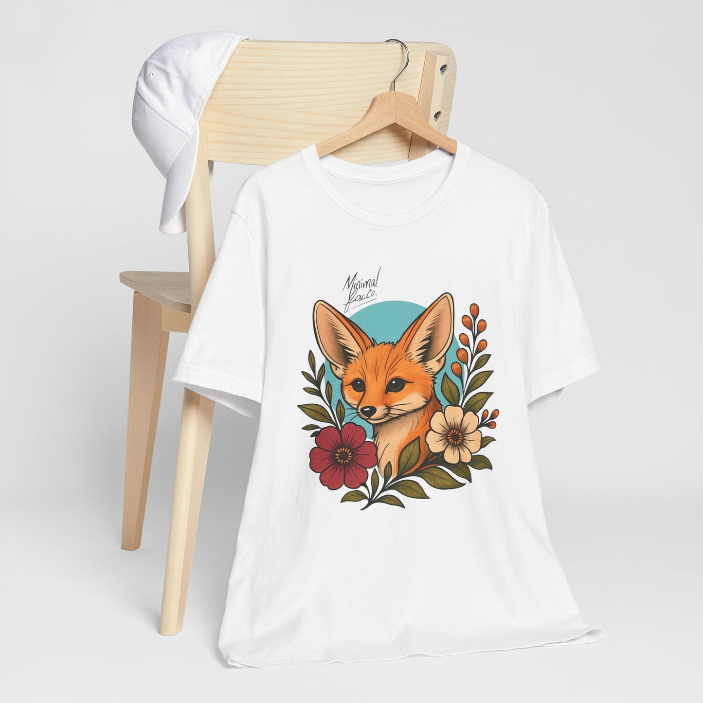 Fennec Fox Floral Shirt