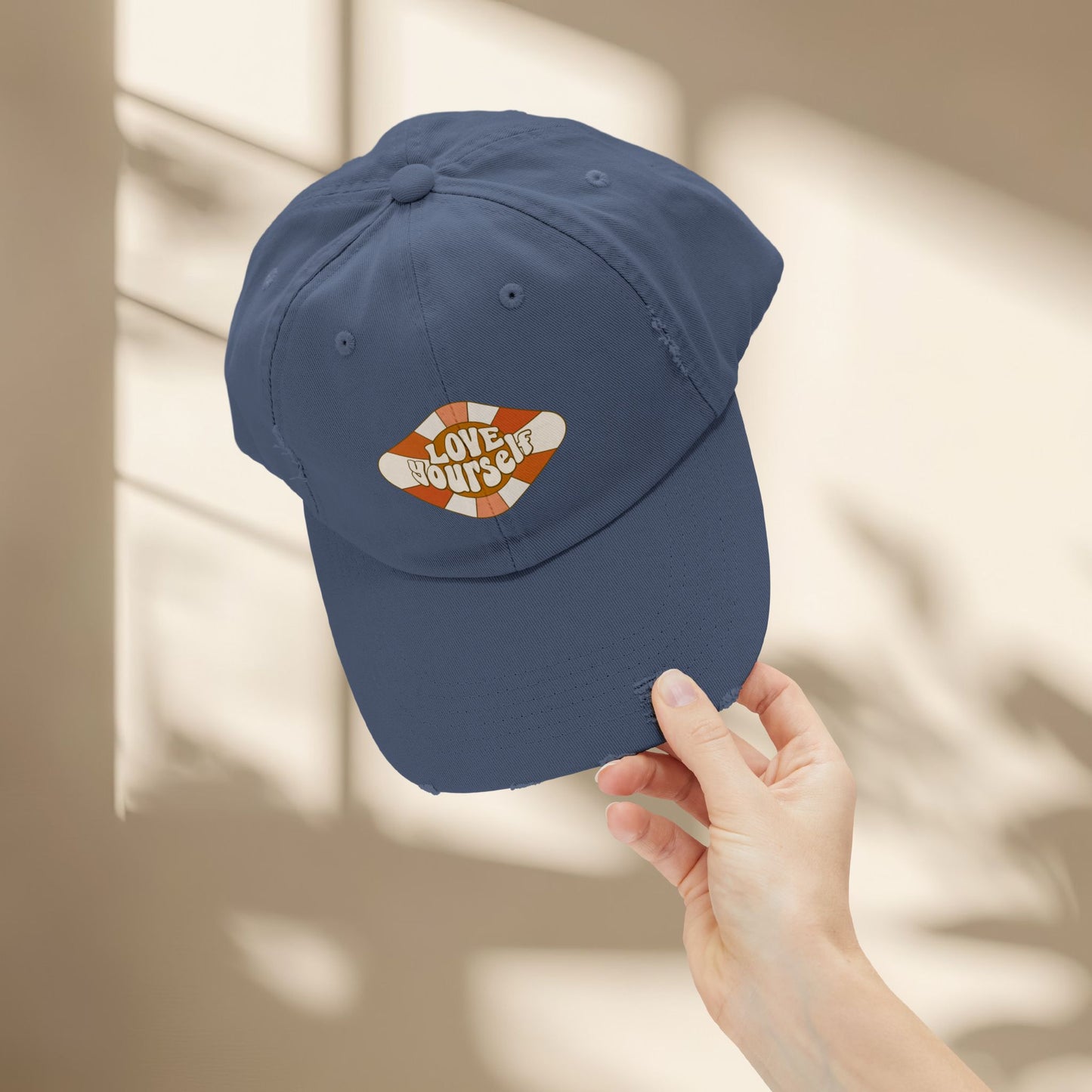 Love Yourself Distressed Hat
