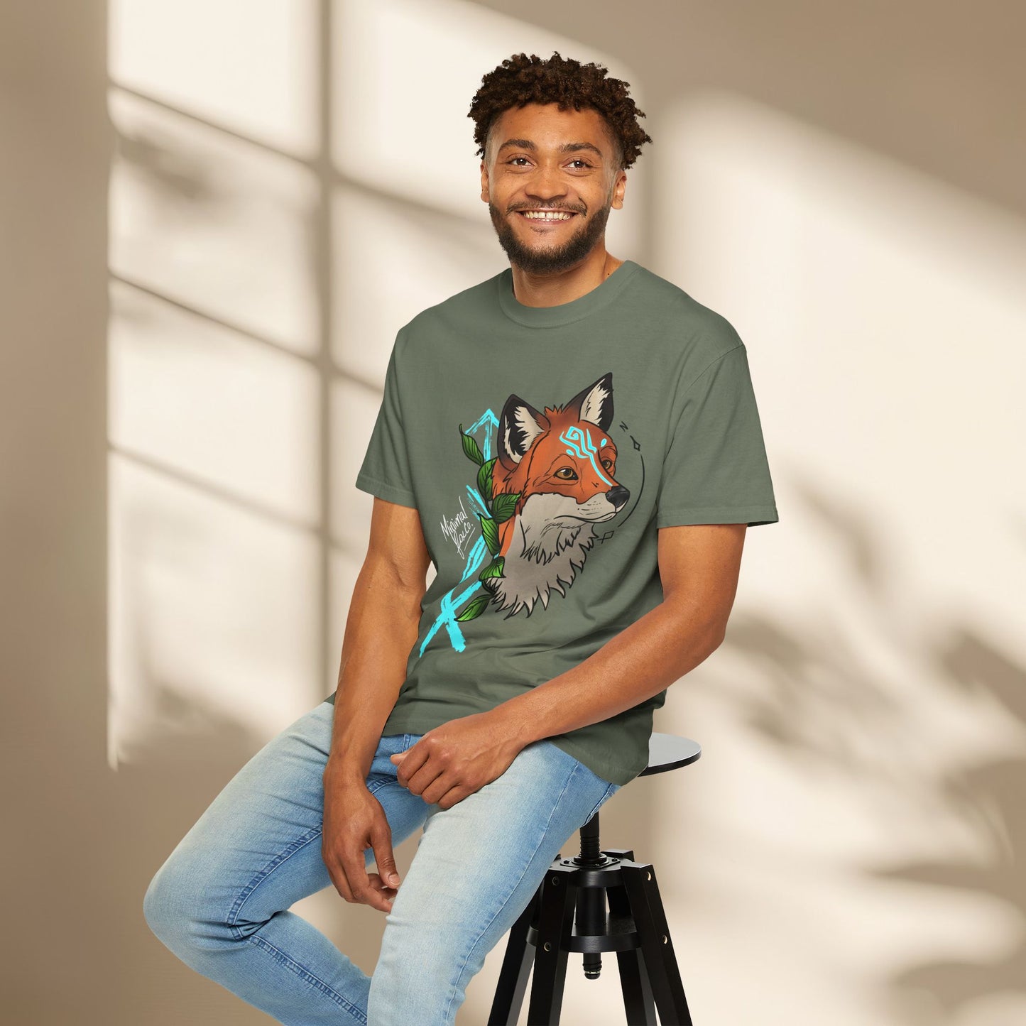 Nordic Fox Floral Shirt