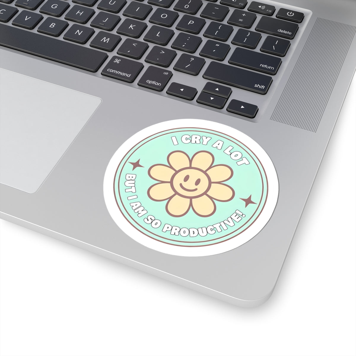 I Cry A Lot But Am So Productive Sticker