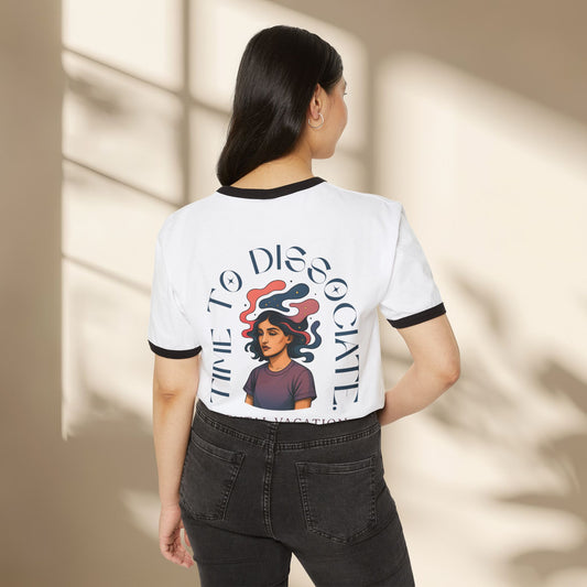 Mental Vacation Unisex Ringer T-Shirt