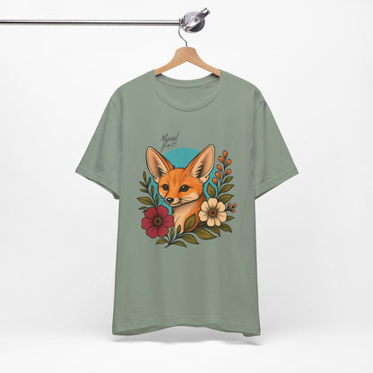 Fennec Fox Floral Shirt