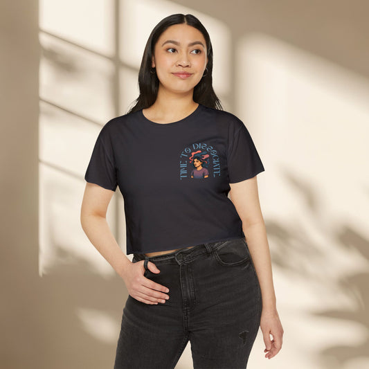 Crop Top - Time to Dissociate Women's Festival Top