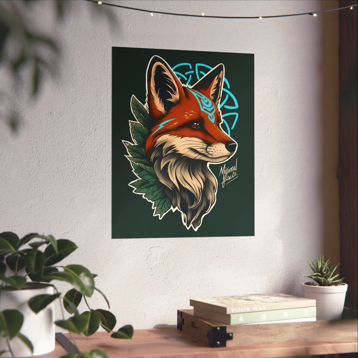 Nordic Artistic Fox Wall Art