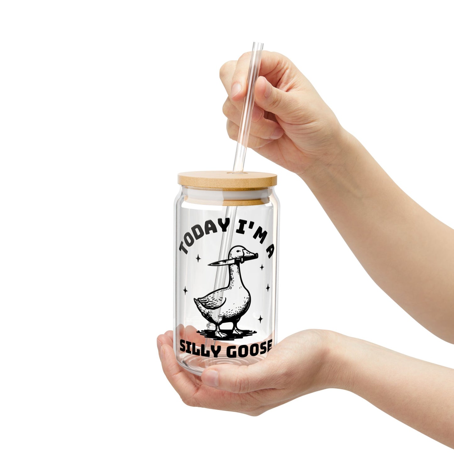 Silly Goose Sipper Glass