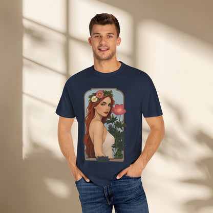 Botanical Art Nouveau Goddess Shirt