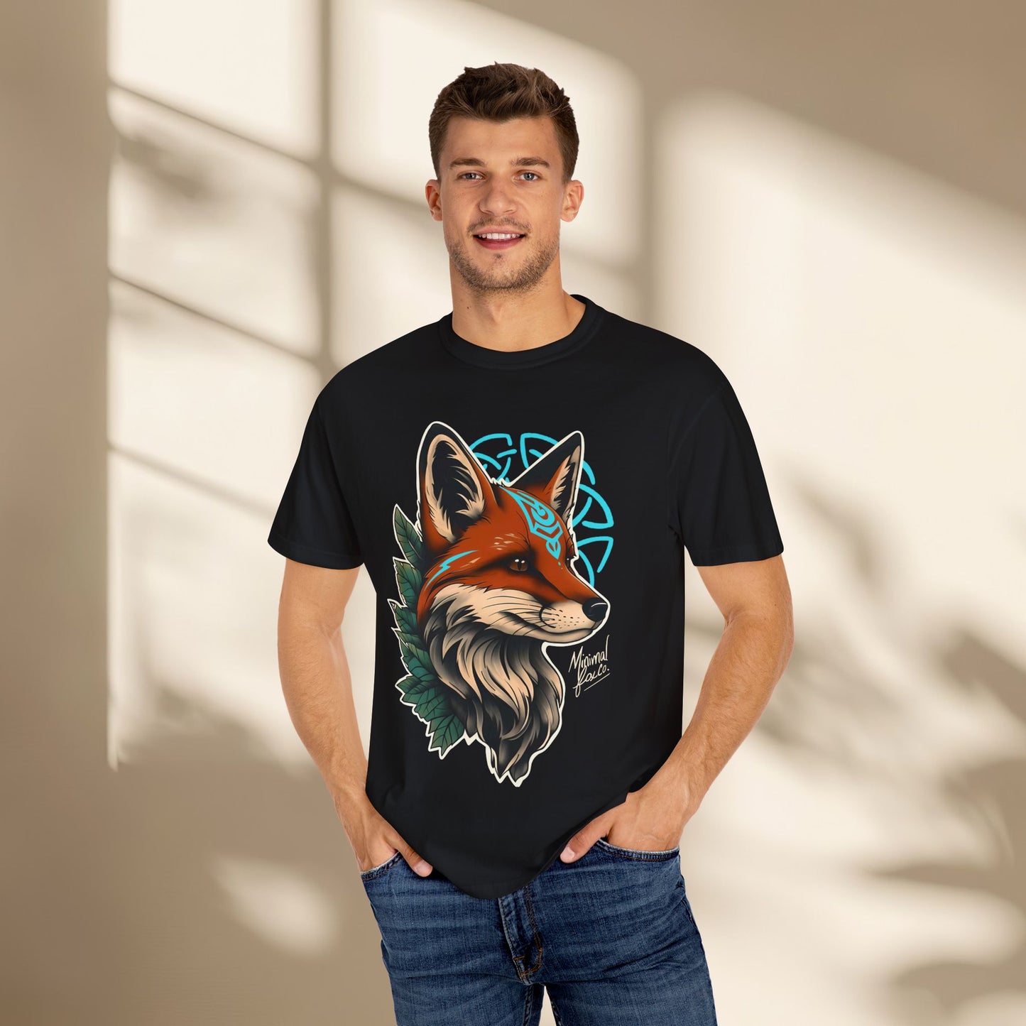 Nordic Fox Graphic T-Shirt