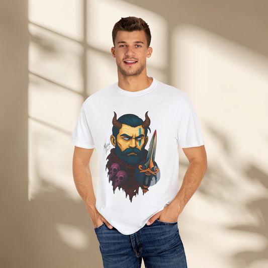 Beared Warrior Dagger T-Shirt