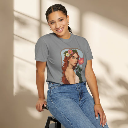 Botanical Art Nouveau Goddess Shirt
