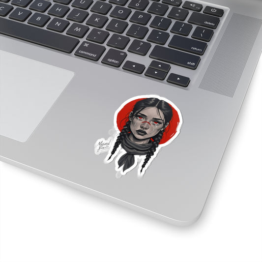 Women With Tears Kiss-Cut Stickers