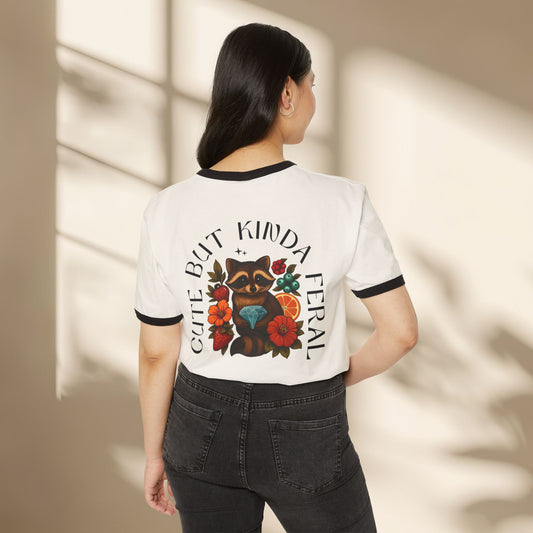 Cute But Kinda Feral Ringer Shirt