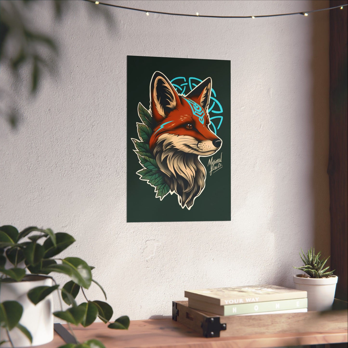 Nordic Artistic Fox Wall Art
