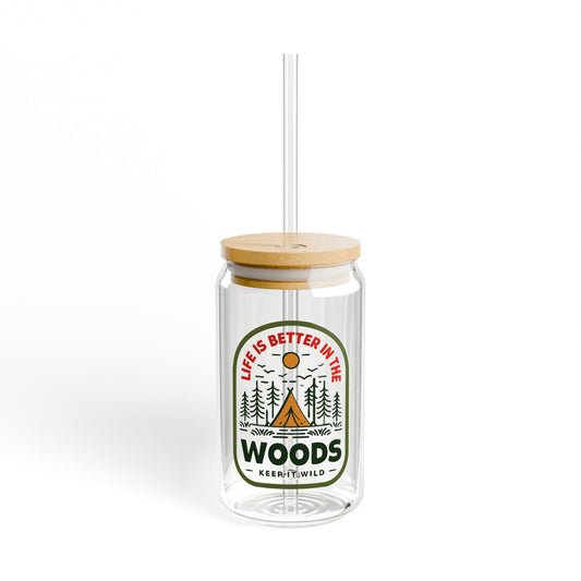 Nature Lover's Sipper Glass, 16oz