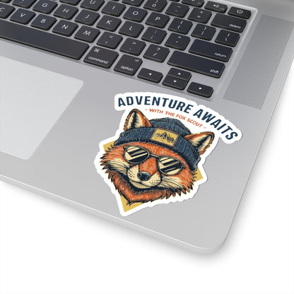 Adventure Awaits Fox Scout Stickers