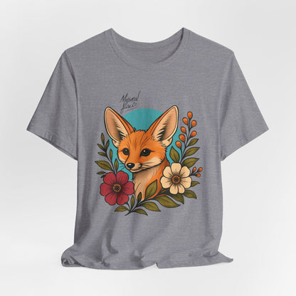 Fennec Fox Floral Shirt