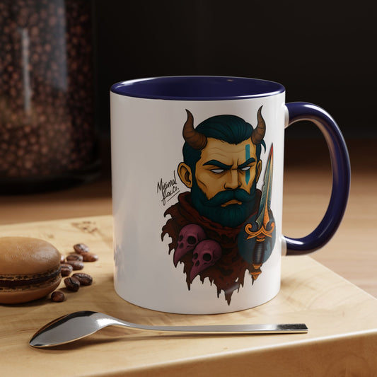 Bold Strong Bearded Man Coffee Mug