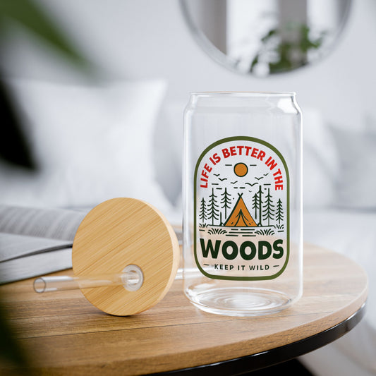 Nature Lover's Sipper Glass, 16oz