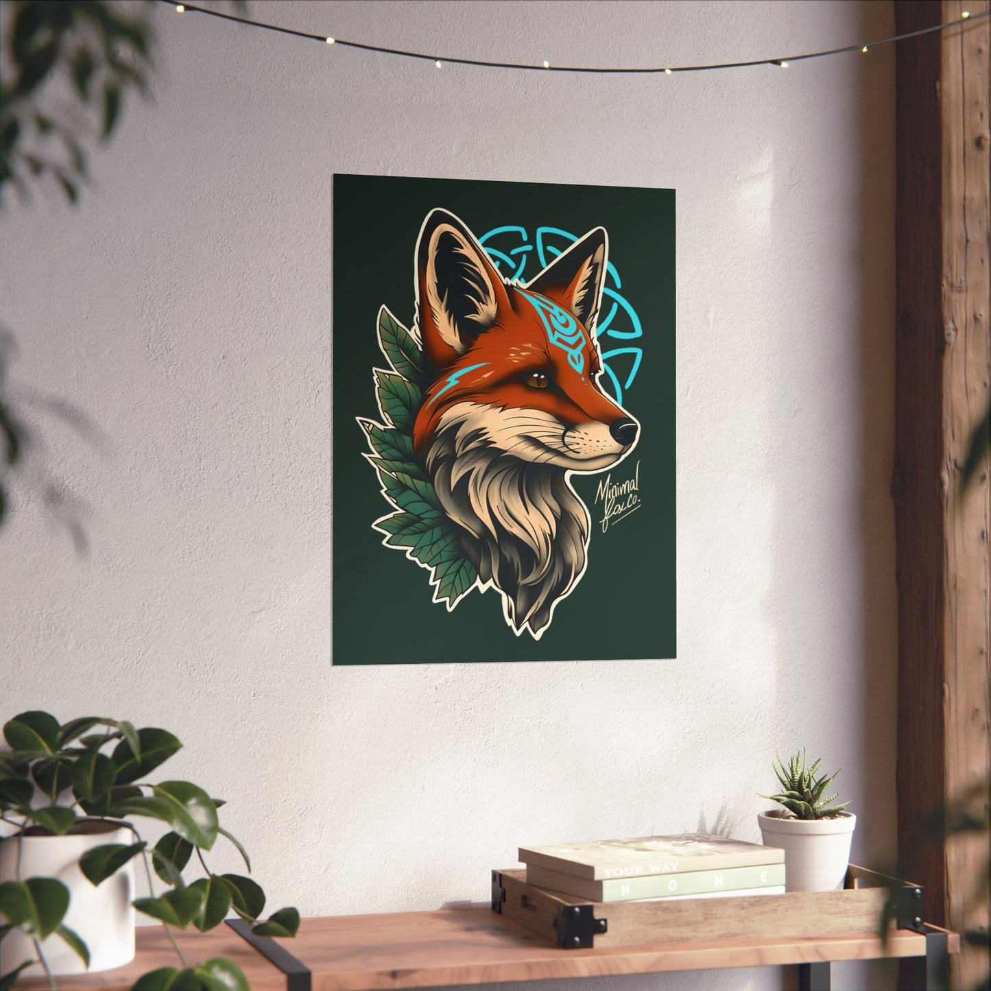 Nordic Artistic Fox Wall Art