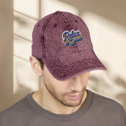 Vintage Embroidered Relax Hat