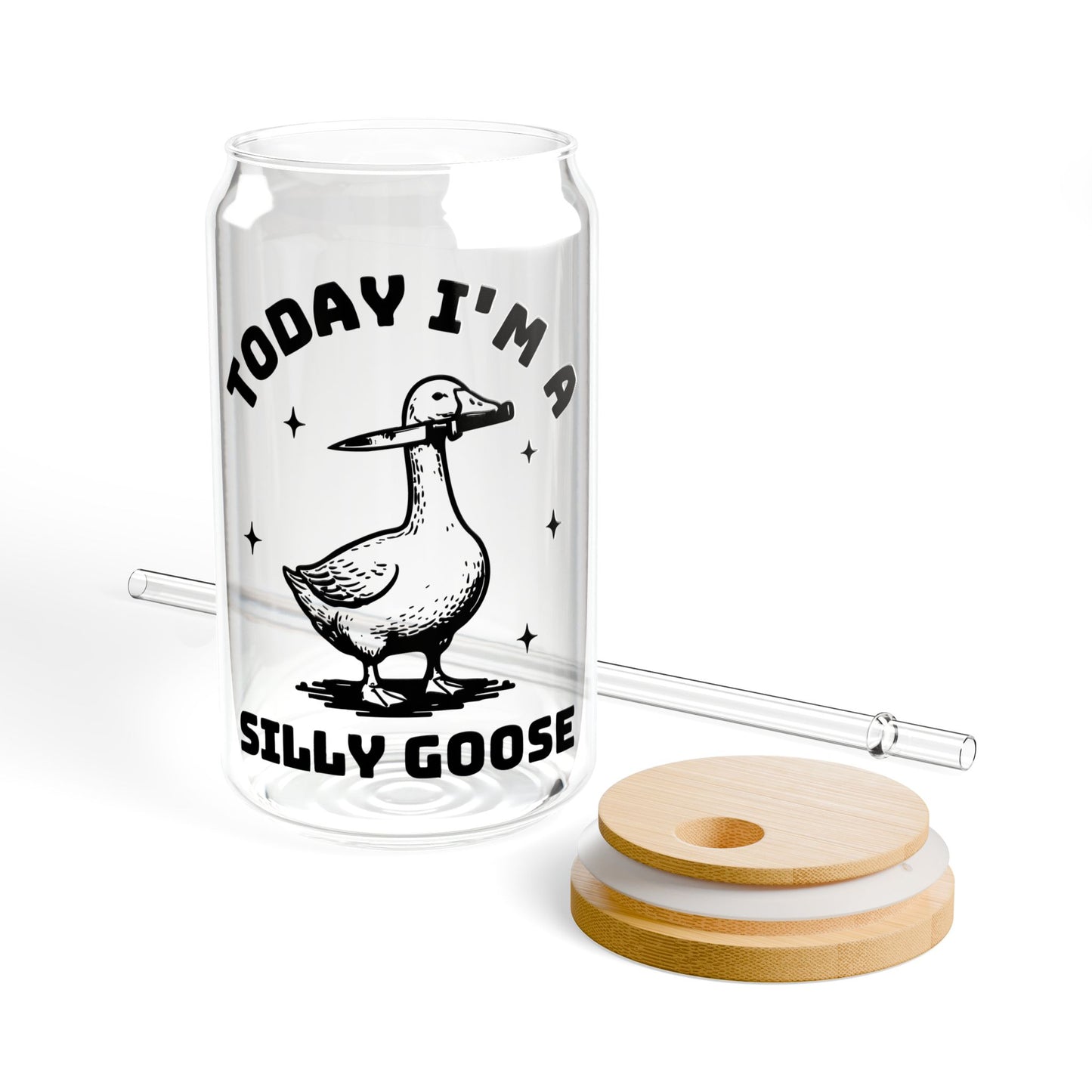 Silly Goose Sipper Glass