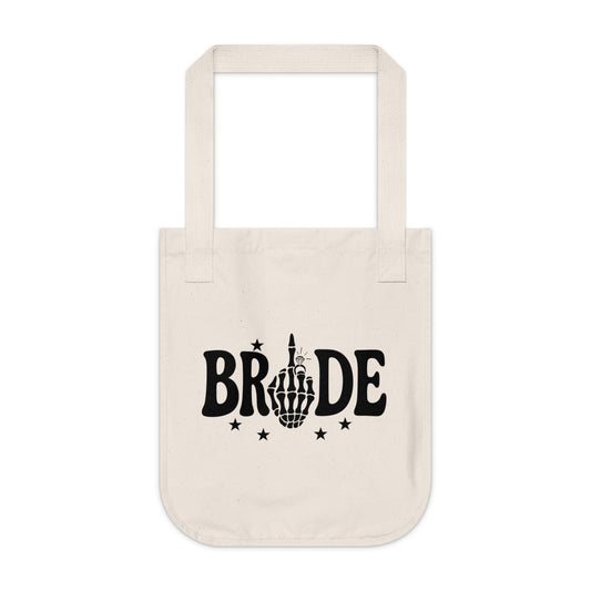 Bride Skeleton Organic Tote Bag