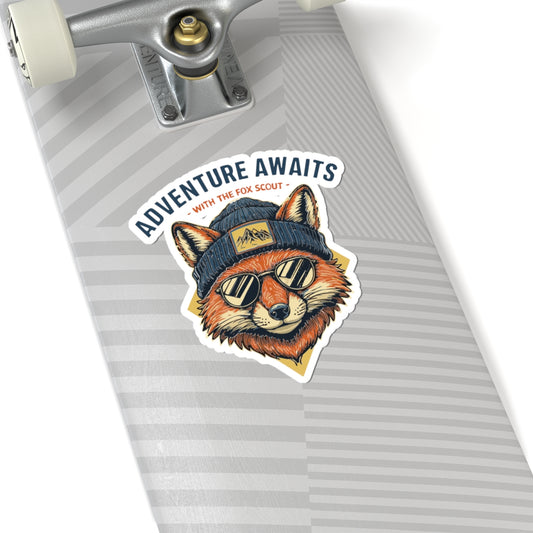 Adventure Awaits Fox Scout Stickers