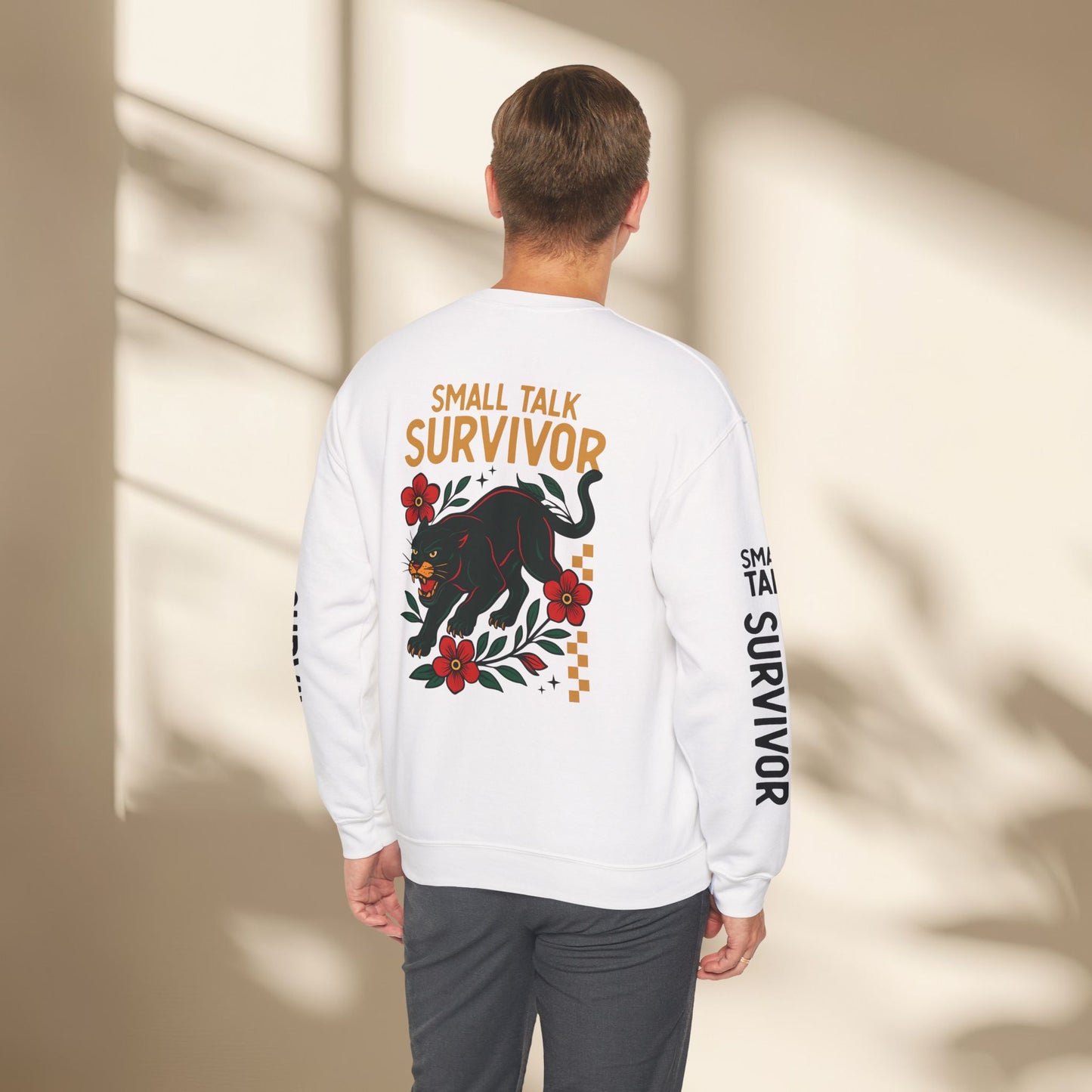 Small Talk Survivor Unisex Sweatshirt