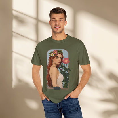 Botanical Art Nouveau Goddess Shirt