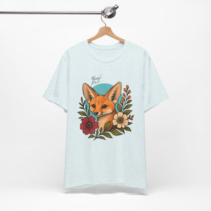Fennec Fox Floral Shirt