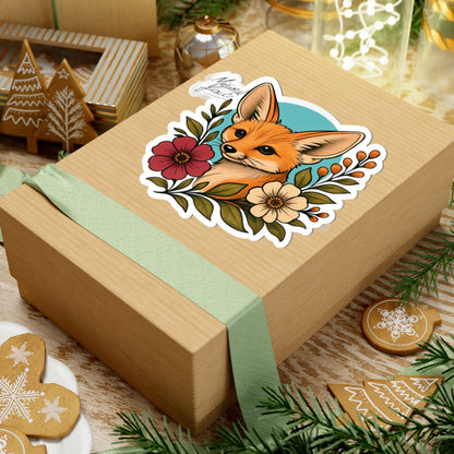 Fennec Fox Kiss-Cut Stickers