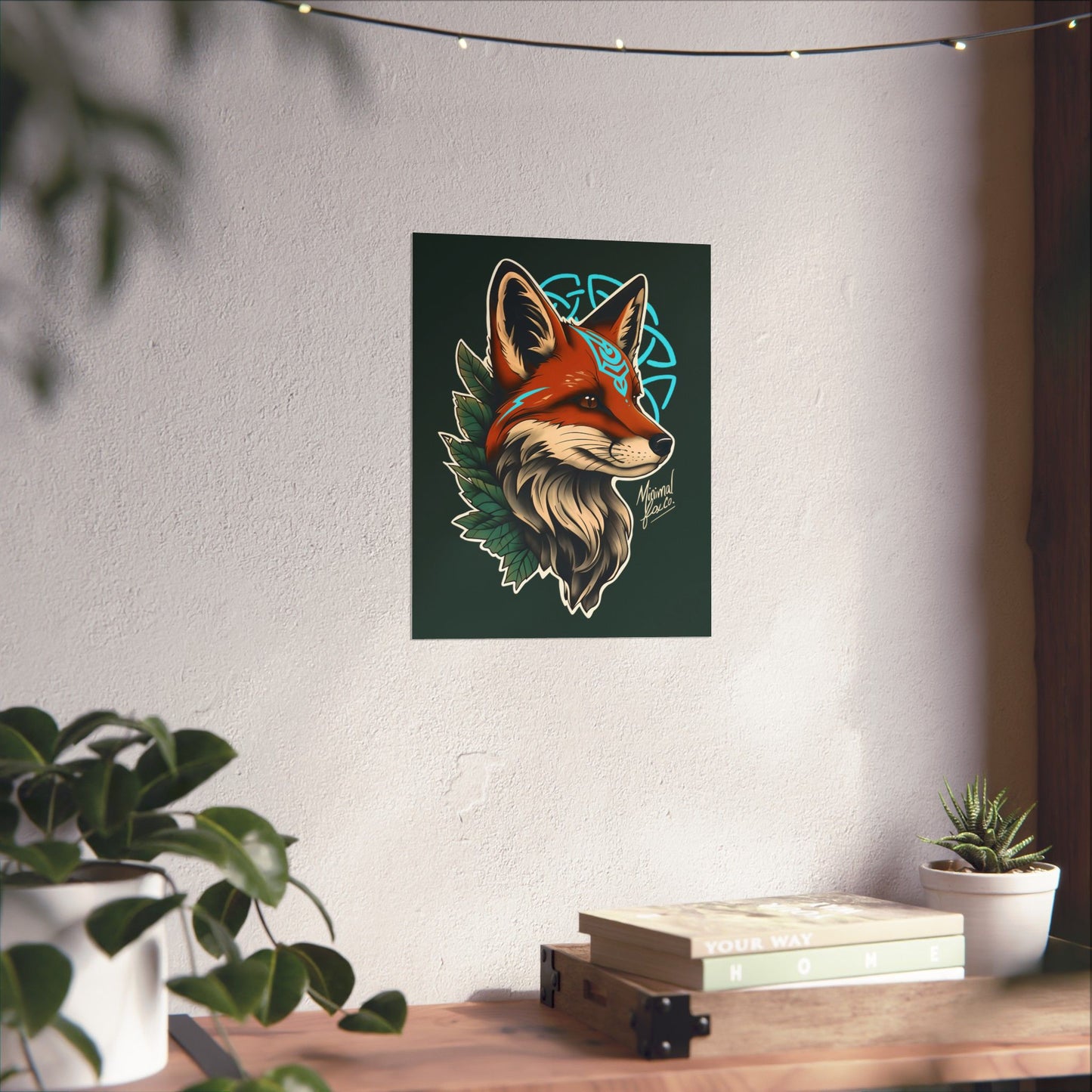 Nordic Artistic Fox Wall Art