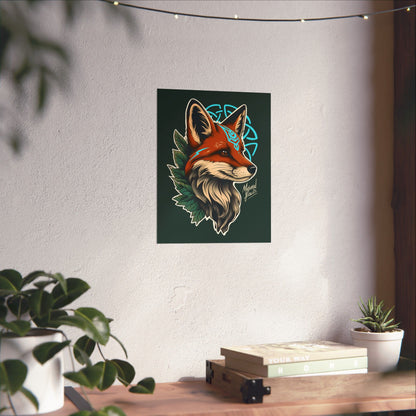 Nordic Artistic Fox Wall Art