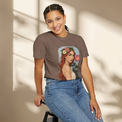Botanical Art Nouveau Goddess Shirt
